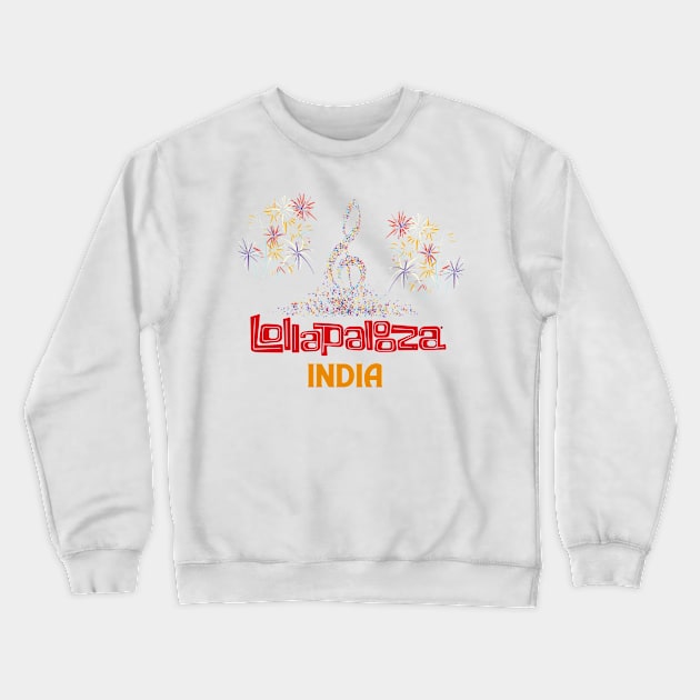 Lollapalooza Crewneck Sweatshirt by smkworld